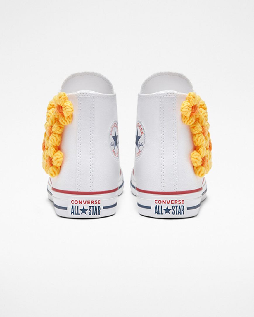 Women's Converse Chuck Taylor All Star LTD 3D Floral High Top Shoes Yellow Flower | AU 1C48ED